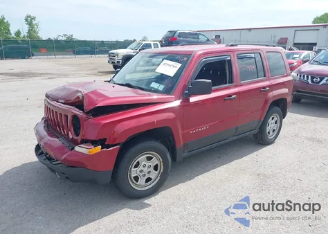 2013 Jeep Patriot Sport из США, поврежденный, VIN 1C4NJRBB8DD101467